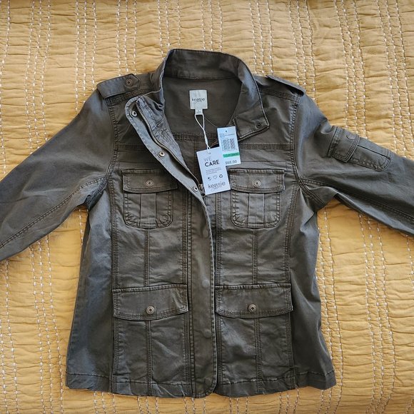 Kensie Jackets & Coats Kensie Army Green Jacket Poshmark